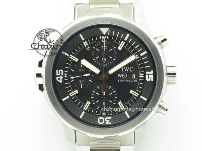 MIROTIME 0501 TechFriendly Aquatimer Automatic SS IW329003 V6F 1:1 Best Edition On Black Rubber Strap MIYOTA 7271